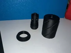 MINI AIRSOFT SILENCER WITH FLASH HIDER - Free 3D Print Model