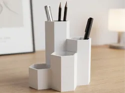 Minimalistic desk organizer - Free 3D Print Model