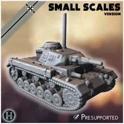 Panzer III Ausf. G Tauchpanzer (small scales version) - Germany Eastern Western Front France Early Poland Russia WWII