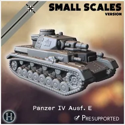 Panzer IV Ausf. E (small scales version) - Germany Eastern Western Front France Early Poland Russia WWII