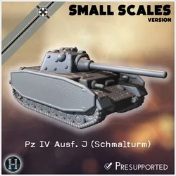 Panzer IV Ausf. J (with Schmalturm turret) (small scales version) - Germany Eastern Western Front Normandy Italy Berlin Bulge WWII
