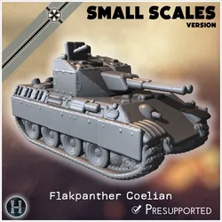Panzer V Flakpanther 341 Coelian 37 mm (small scales version) - Germany Eastern Western Front Normandy Italy Berlin Bulge WWII