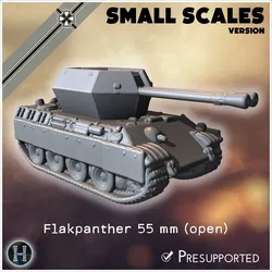 Panzer V Flakpanther 55 mm (open version) (small scales version) - Germany Eastern Western Front Normandy Italy Berlin Bulge WWII