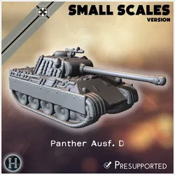 Panzer V Panther Ausf. D (small scales version) - Germany Eastern Western Front Normandy Stalingrad Koursk Italy Afrika WWII