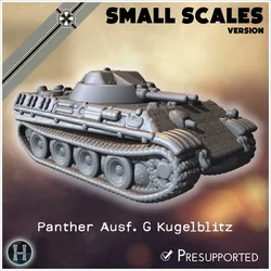 Panzer V Panther Ausf. G Flakpanther Kugelblitz (small scales version) - Germany Eastern Western Front Normandy Italy Berlin Bulge WWII