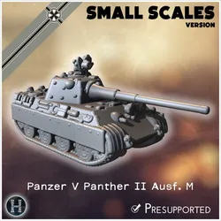 Panzer V Panther II Ausf. M with UHU night vision (small scales version) - Germany Eastern Western Front Normandy Italy Berlin Bulge WWII