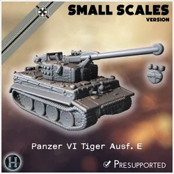Panzer VI Tiger Ausf. E Bergetiger heavy engineering tank (small scales version) - Germany Eastern Western Front Normandy Stalingrad Koursk Italy Afrika WWII
