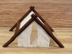 Quick Print Miniature Tent - Free 3D Print Model