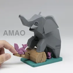 Roaring elephant