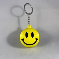 😊 Smiley Face Keychain STL Files – Commercial License Included - No AMS Needed