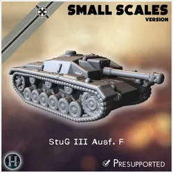 Sturmgeschutz StuG III Ausf. F (Sd.Kfz. 142-1) (small scales version) - Germany Eastern Western Front Normandy Stalingrad Koursk Italy Afrika WWII