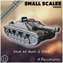 Sturmhaubitze StuH 42 Ausf. G 1944 (Sd.Kfz. 142-2) (small scales version) - Germany Eastern Western Front Normandy Italy Berlin Bulge WWII