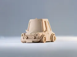 Tooned Mini Cooper 1.3i Kit Card - Free 3D Print Model