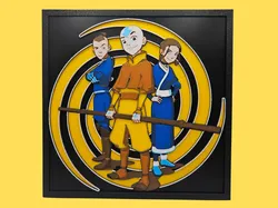 Aang, Katara and Sokka (Avatar The Last Airbender) - Free 3D Print Model