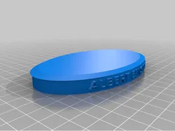 Albert Einstein stand