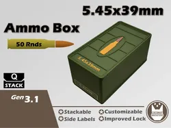 Ammo Storage Box - 5.45x39mm - 50 Rounds - Free 3D Print Model