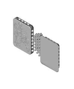 Annoying Gift Card Box - Threaded Screws - Merry Christmas