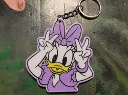 Daisy Peace Keychain - Free 3D Print Model