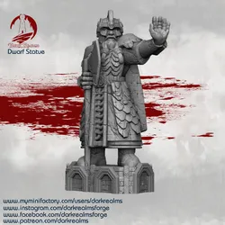 Dark Realms Dwarves - Statue