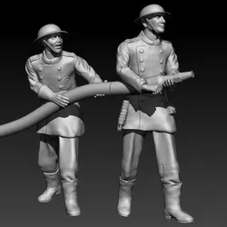ENGLISH FIREFIGHTERS AFS WW2