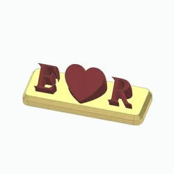 E♥R Lovely Table Tag