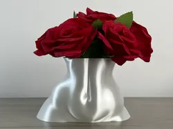 Female body vase ver.4 （vase mode） - Free 3D Print Model
