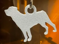 Friendly Dog Keychain  - Free 3D Print Model