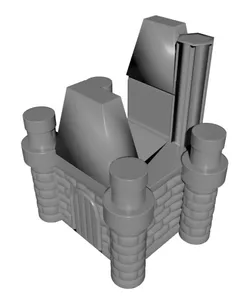 Gingerbread Castle Soap Holder