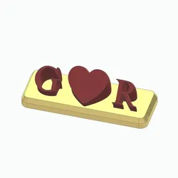G♥R Lovely Table Tag