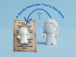 Mini Jesus Figurine – Small Religious Gift - Free 3D Print Model