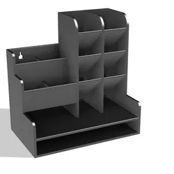 Modular Pen Holder – 3D Printable Desk Organizer (STL, STEP, Fusion 360)