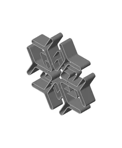 Shelf Ornament Snowflake - Christmas Holidays