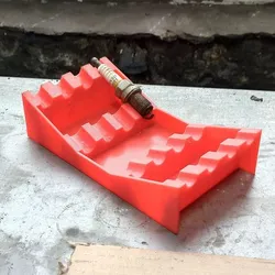 Spark plug tray