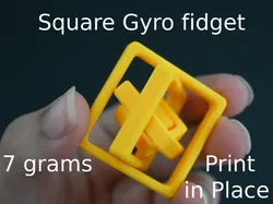 Ultimate square gyro fidget - Free 3D Print Model