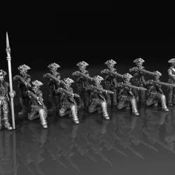 7 years war prussian aiming sample