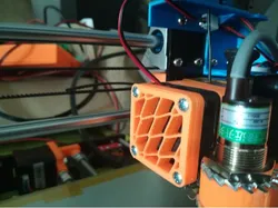 ANET A8 - Extruder fan removable 3x1,5 Neodymium magnets.