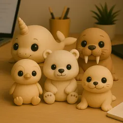 Arctic Friends Bundle - Kawaii Animals Collection