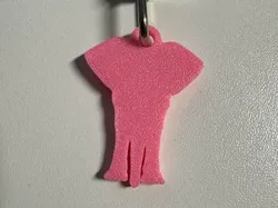 Cute Elephant Keychain  - Free 3D Print Model