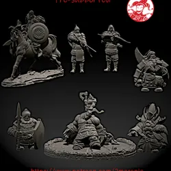 Dwarfs, Humans and Diorama bundle 3