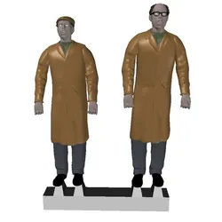 FG06 - Furniture Removal Men (OO Scale) 1:76