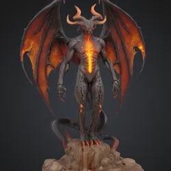 fire demonic monster game rpg