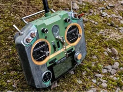 FrSky Taranis QX7 raised gimbal ring mod. esp for flying pinch