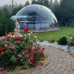 Geodesic dome for swimming pool 6 meters