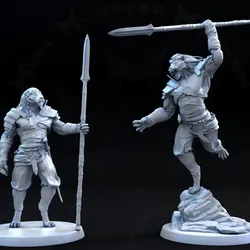 Lion Warriors (70-100mm scale)