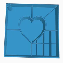 Make Up Organizer-Heart Shape (Make Up Organizer)
