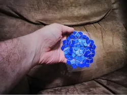 Penrose tiling on fabric