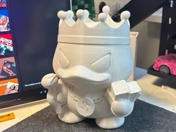 Rich King Duck with Bling | Viral 3D Print - Free 3D Print Model