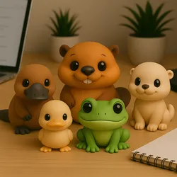 River Pals Bundle - Kawaii Animals Collection