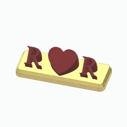 R♥R Lovely Table Tag