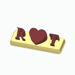 R♥T Lovely Table Tag